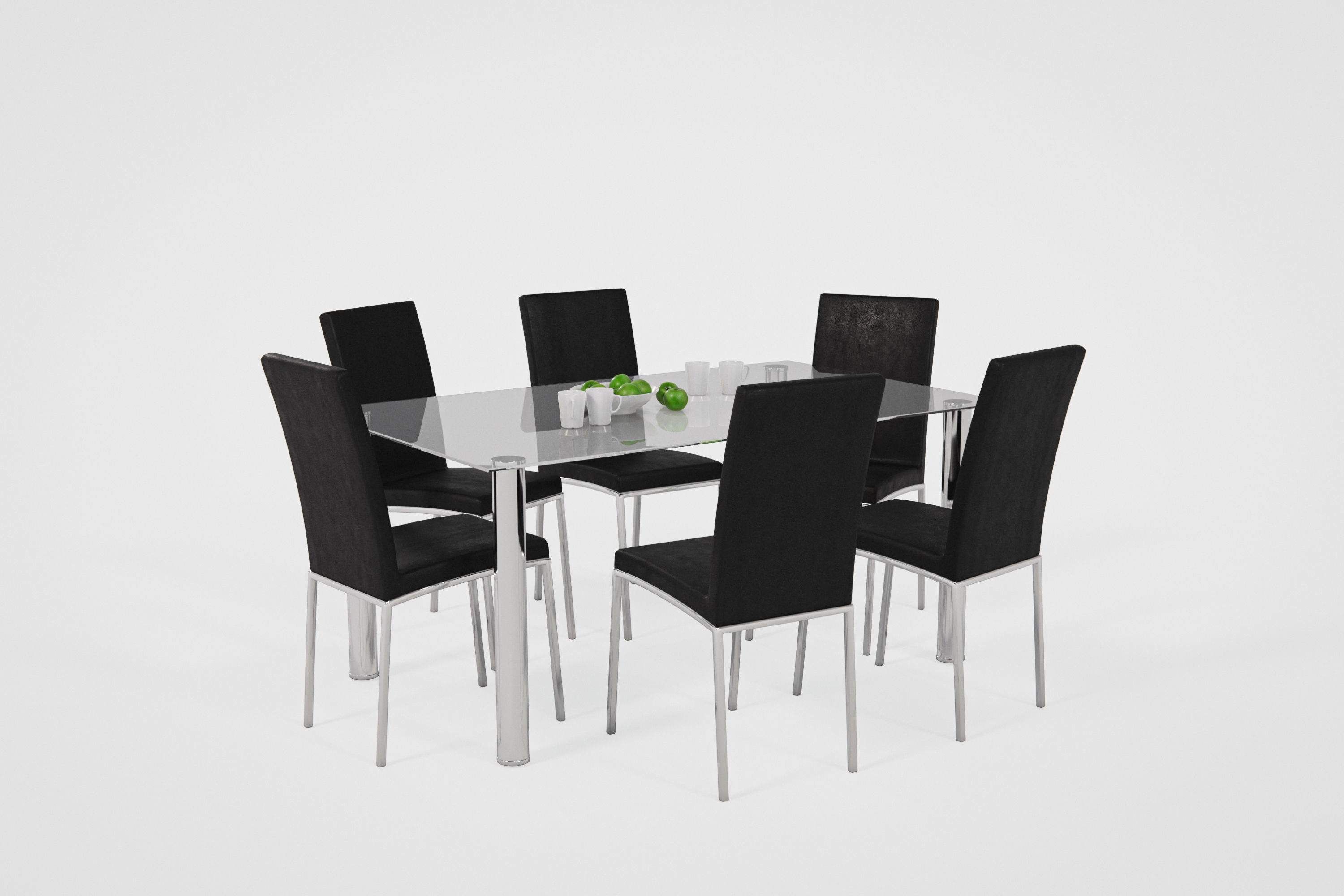 Dining Table Low-poly 3D model_2