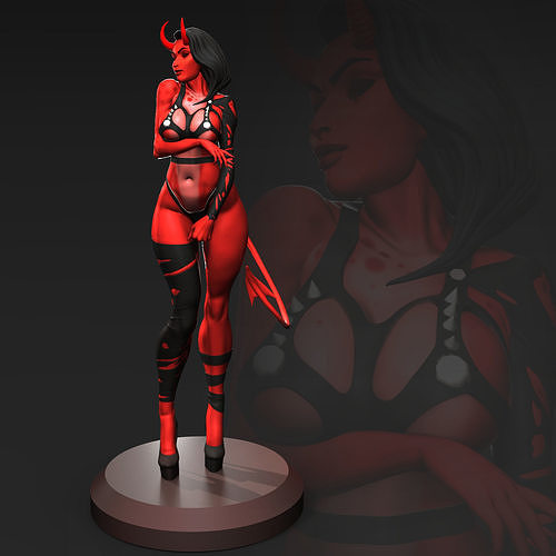 The Devil woman 3D print model