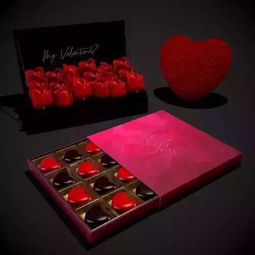Valentines Mix One 3D Model Collection
