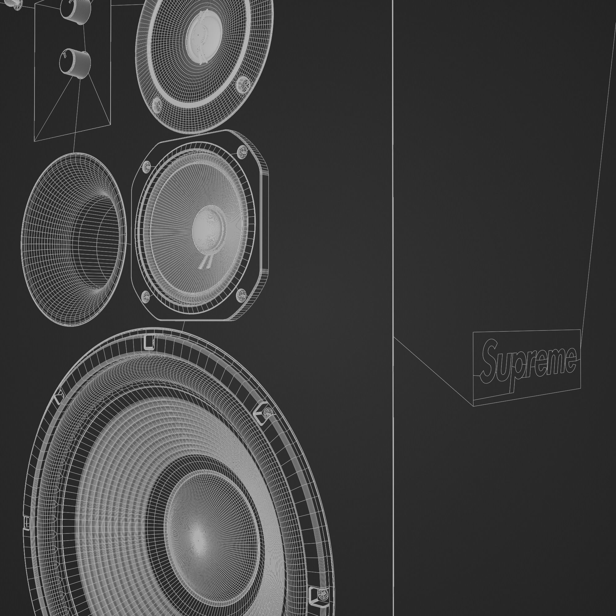 JBL L100 Classic 75 Supreme Edition 3D model_21