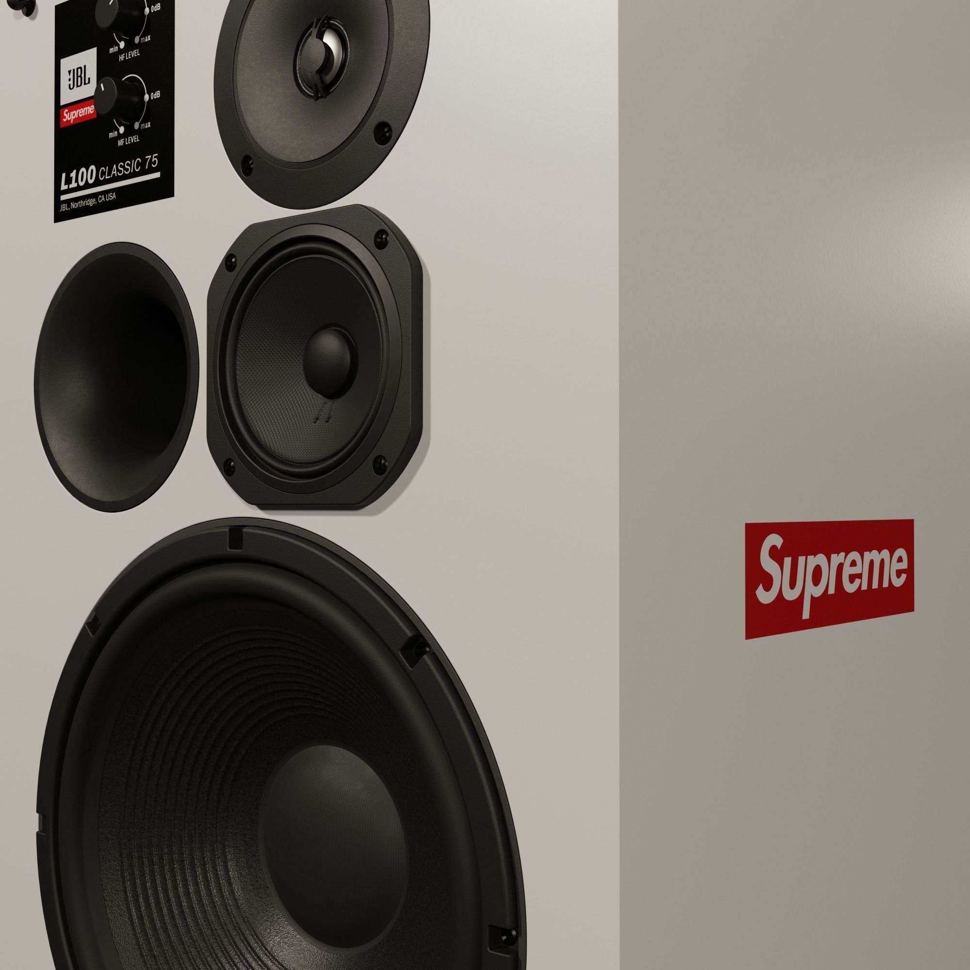 JBL L100 Classic 75 Supreme Edition 3D model_3
