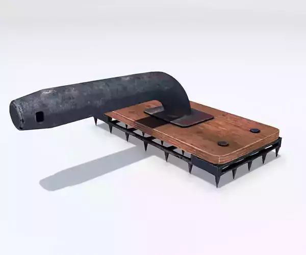 Grater metal tool 3D model