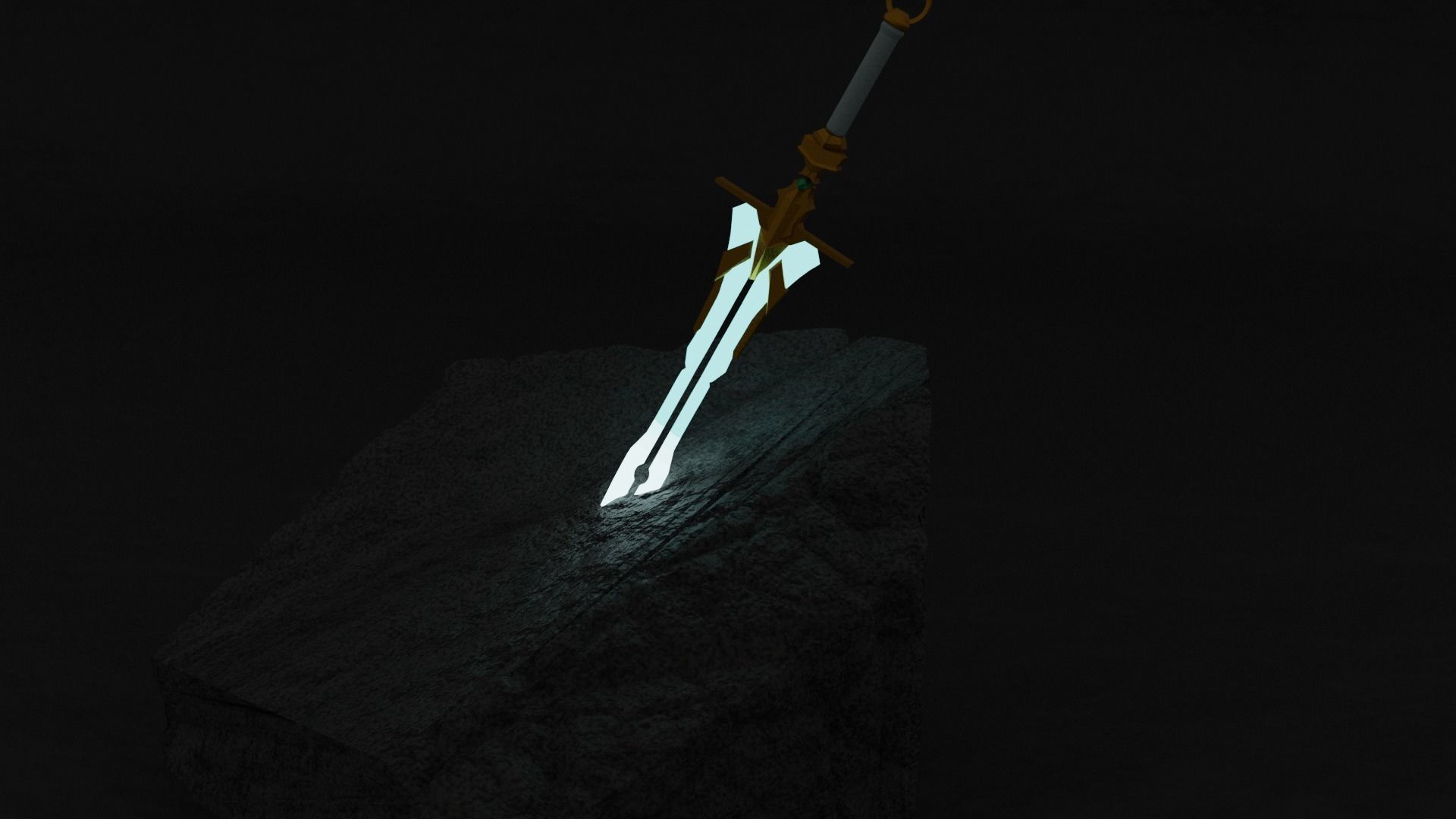 Angel Sword 3D model_1