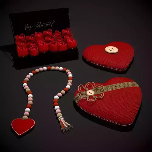 Valentines Mix Two  3D Model Collection