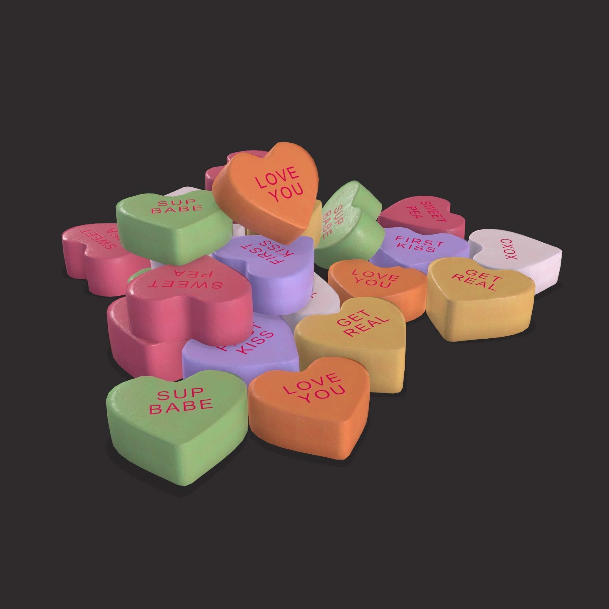 Valentines Mix Three 3D Model Collection_19