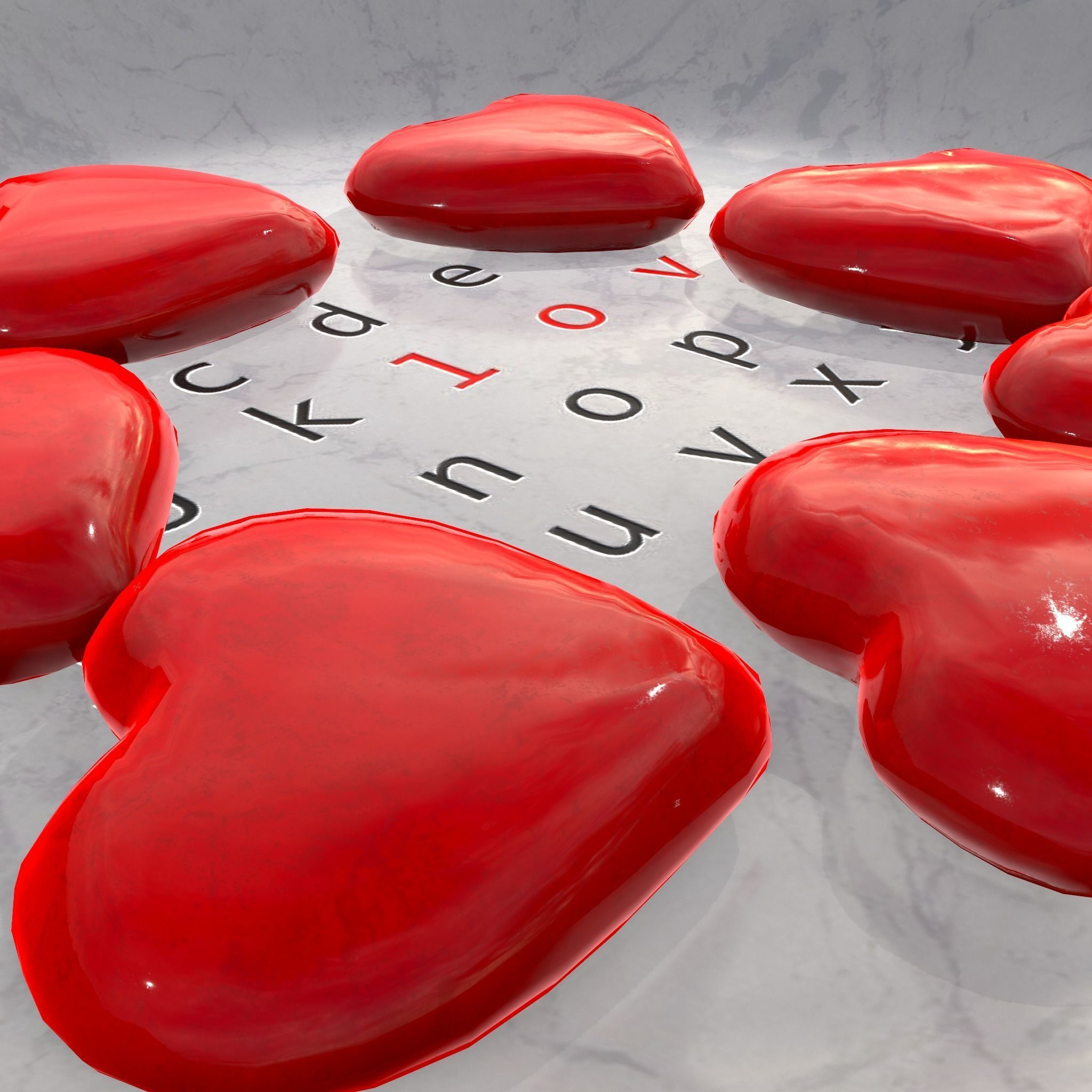 Valentines Mix Three 3D Model Collection_25