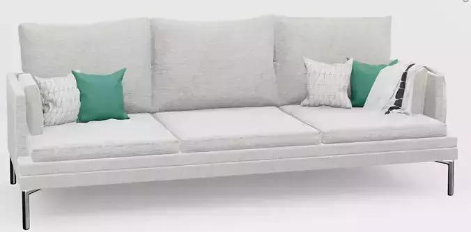 Couch sofa with pillows