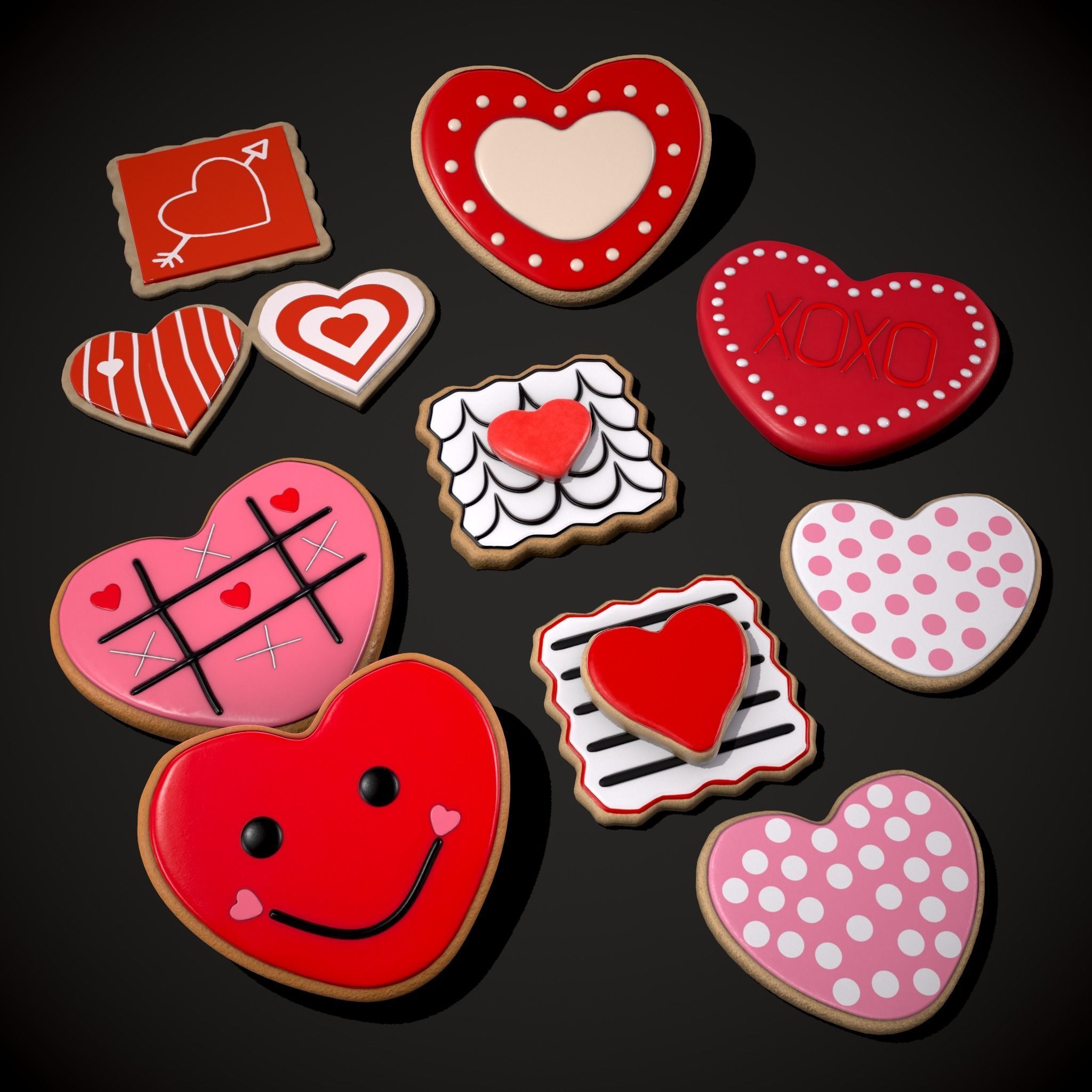 Valentines Mix Four 3D Model Collection_17