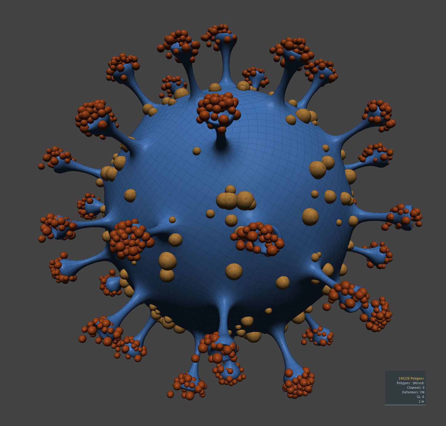 Coronavirus1-Covid-19 coronavirus 3D model_1