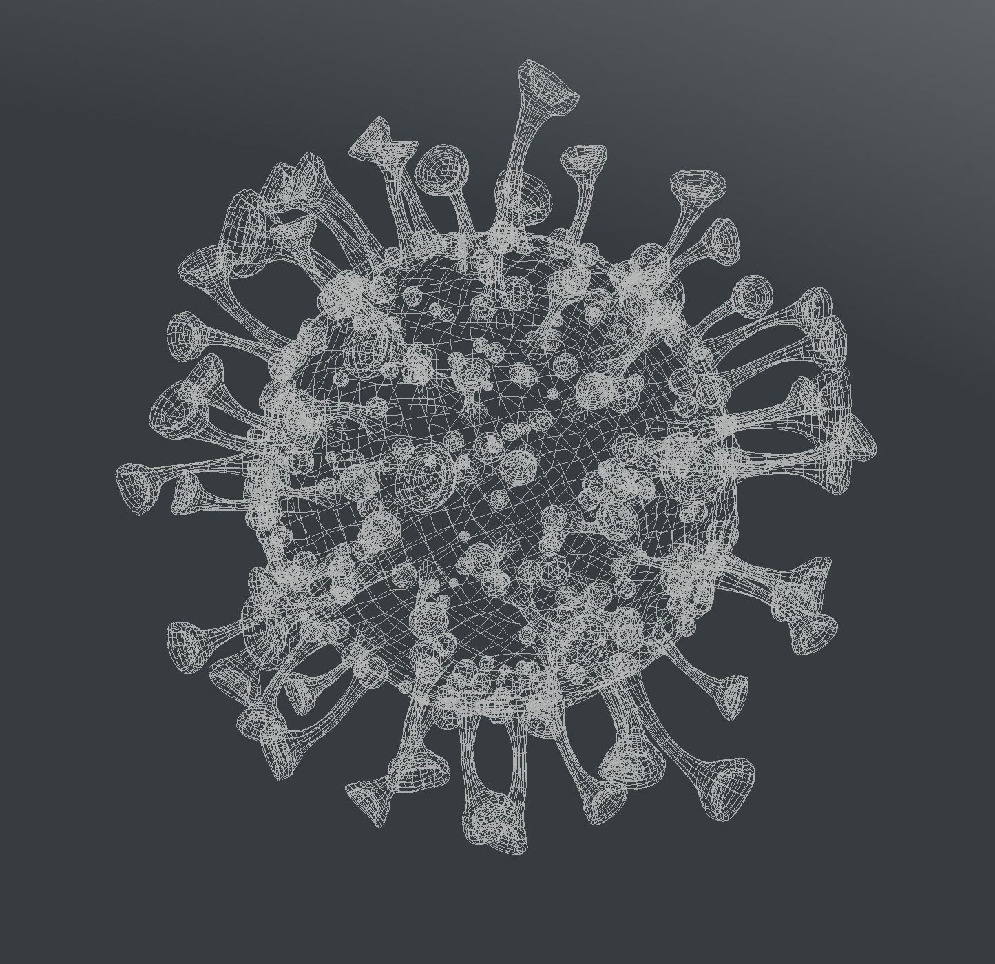 Coronavirus-Covid-19 coronavirus 3D model_5