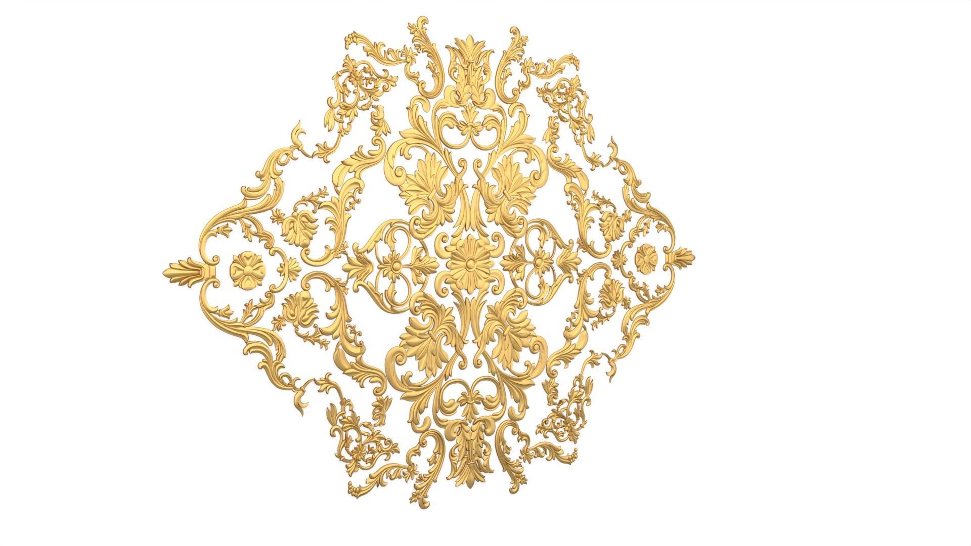 Classic decor ornament 95 3D model_1