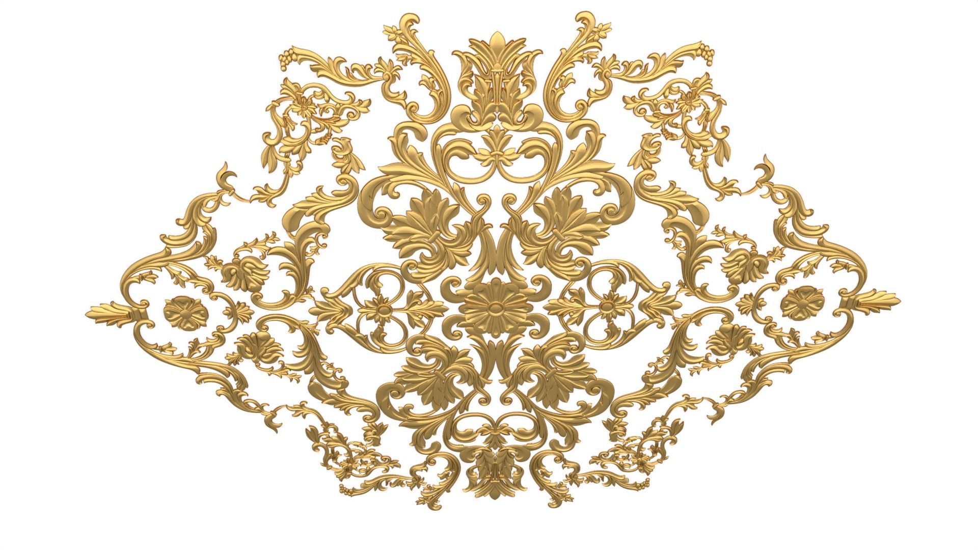 Classic decor ornament 95 3D model_4