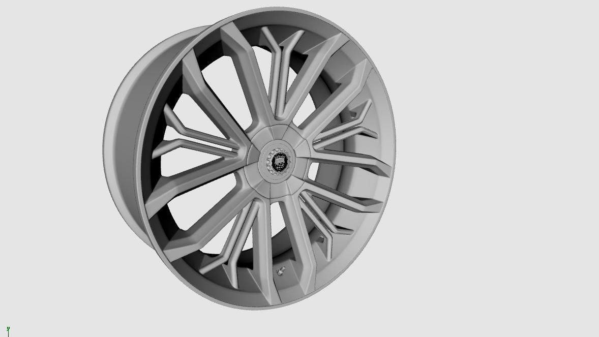 Wheels LUMMA CLR RACING 3D model_1