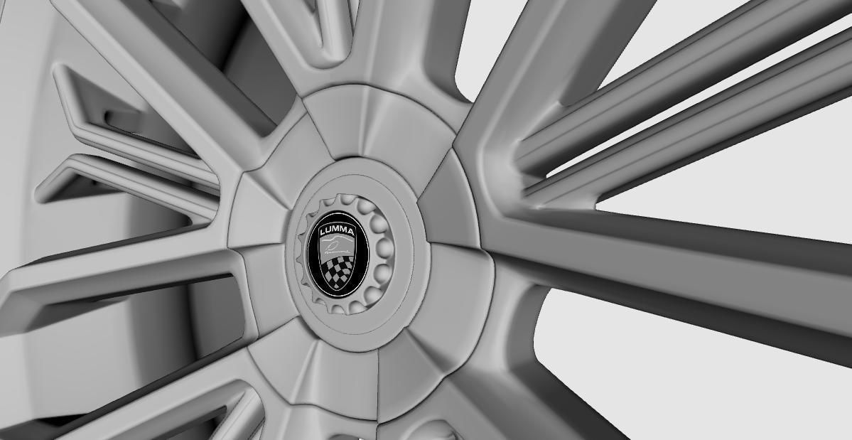 Wheels LUMMA CLR RACING 3D model_2