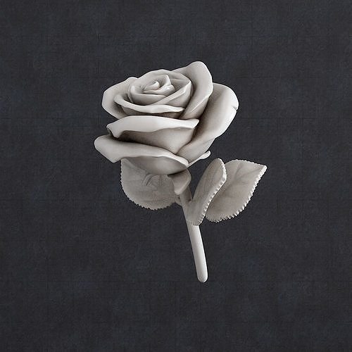 Rose Flower Jewelry Pendant
