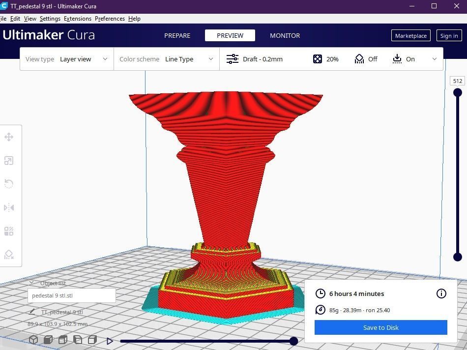 pedestal 09 3D print model_9