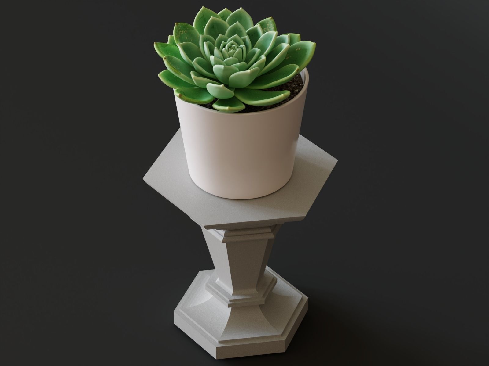 pedestal 09 3D print model_8