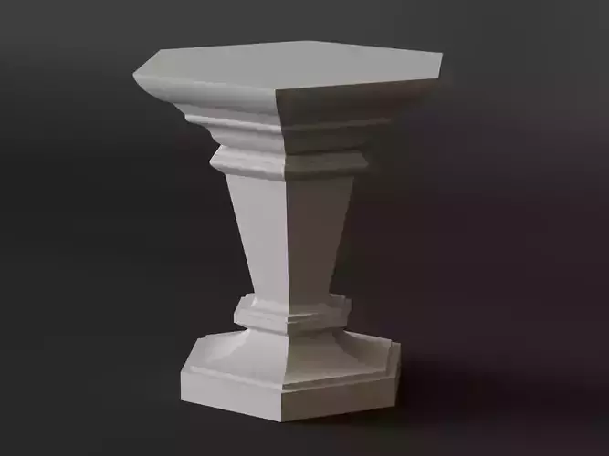 pedestal 09 3D print model