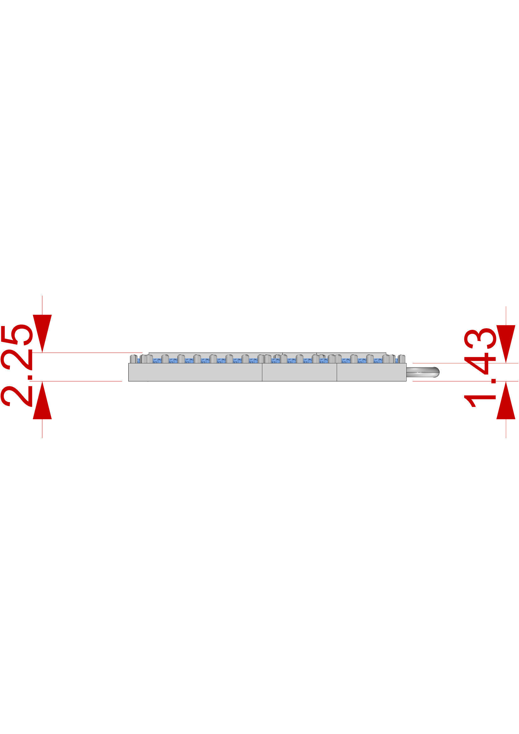 Cross rose gold pendant with diamonds 3D print model_25