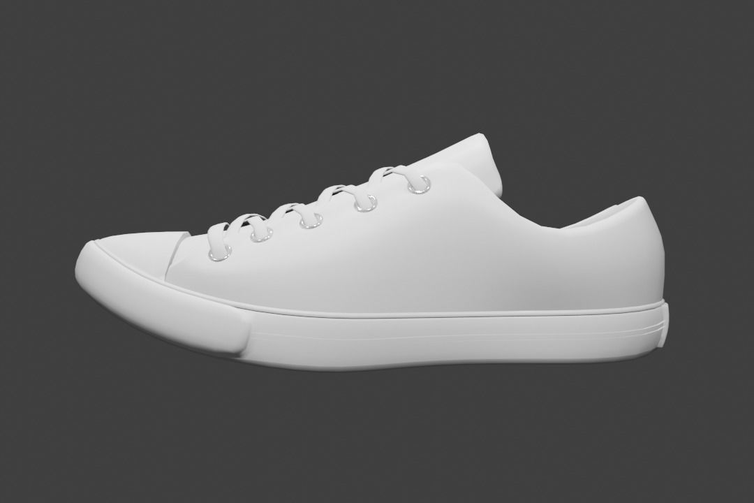 Sneaker Convers  Free low-poly 3D model_2