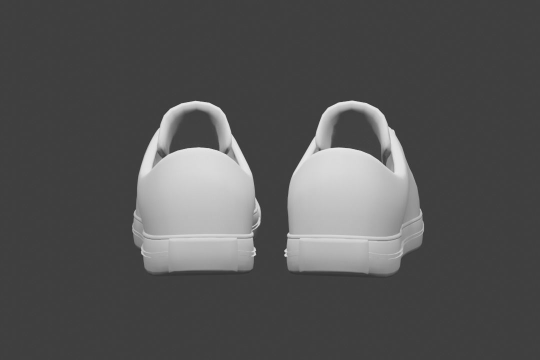 Sneaker Convers  Free low-poly 3D model_1