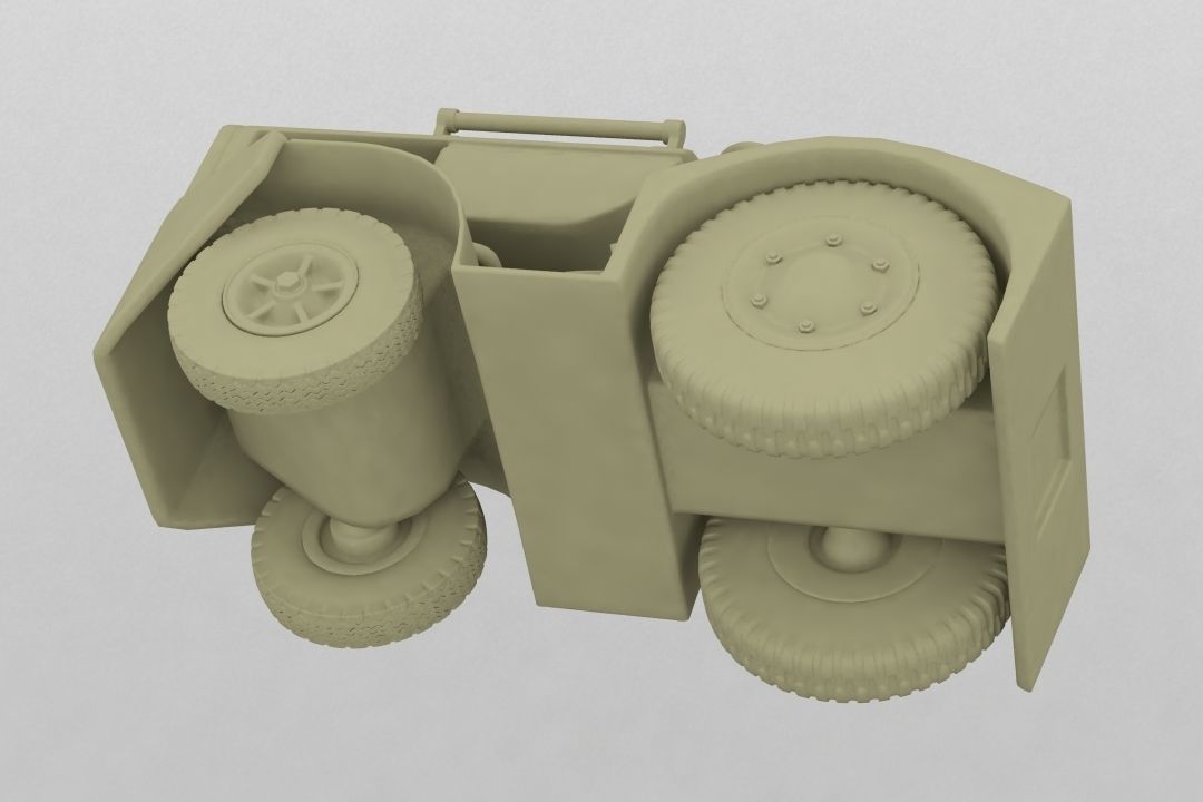aircraft tug 3D print model_6