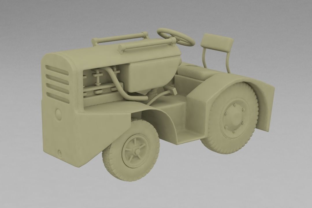 aircraft tug 3D print model_3