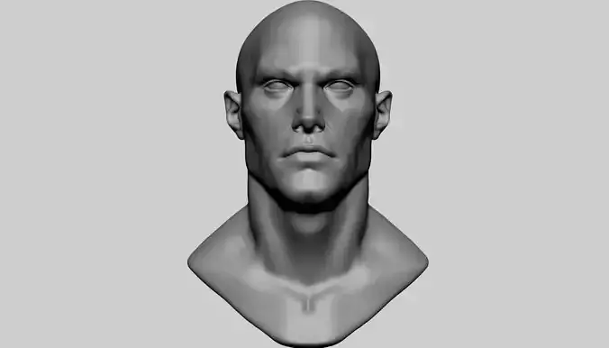 Stylized Male Head