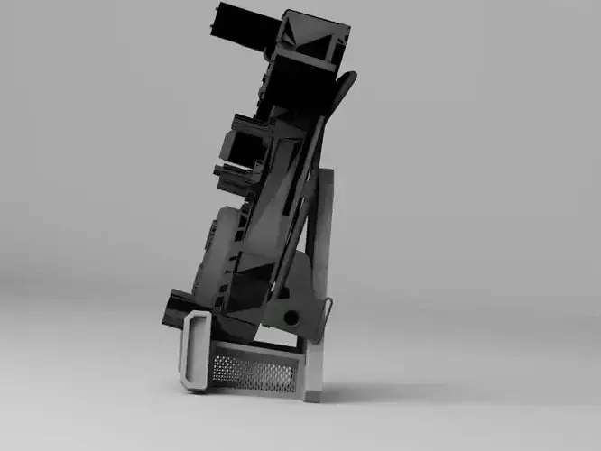 Ghostbusters proton pack stand 3D print model