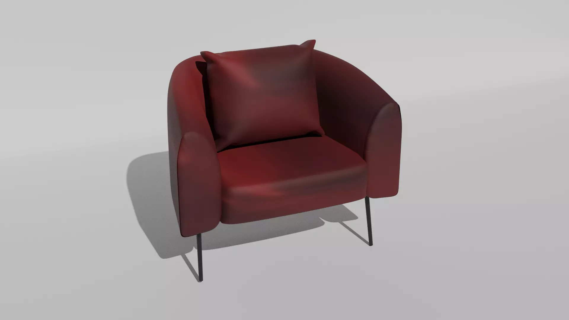 Armchair 3D model_0