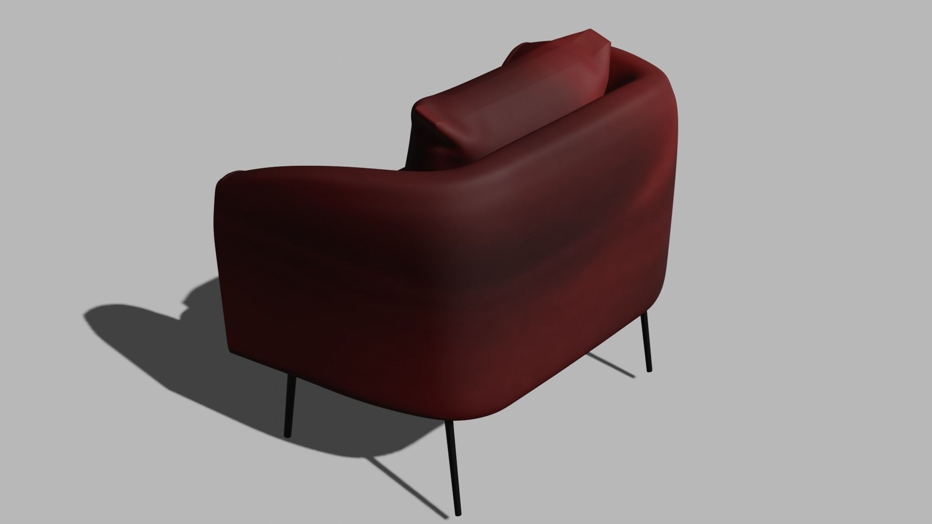 Armchair 3D model_4