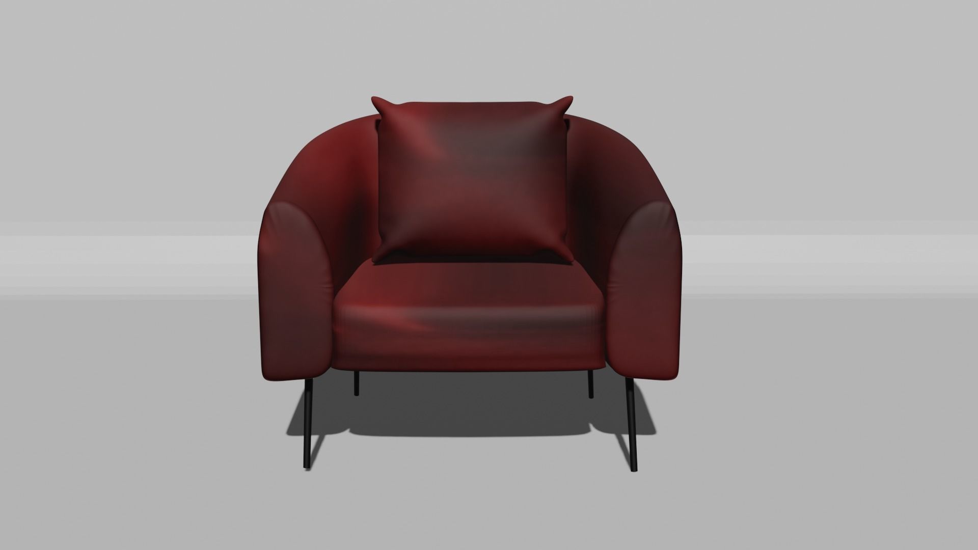 Armchair 3D model_1