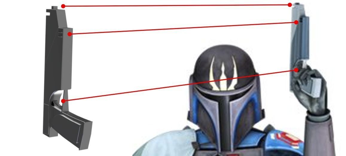 Star Wars The Clone Wars - Westar 35 Animated Style 3D print model_6