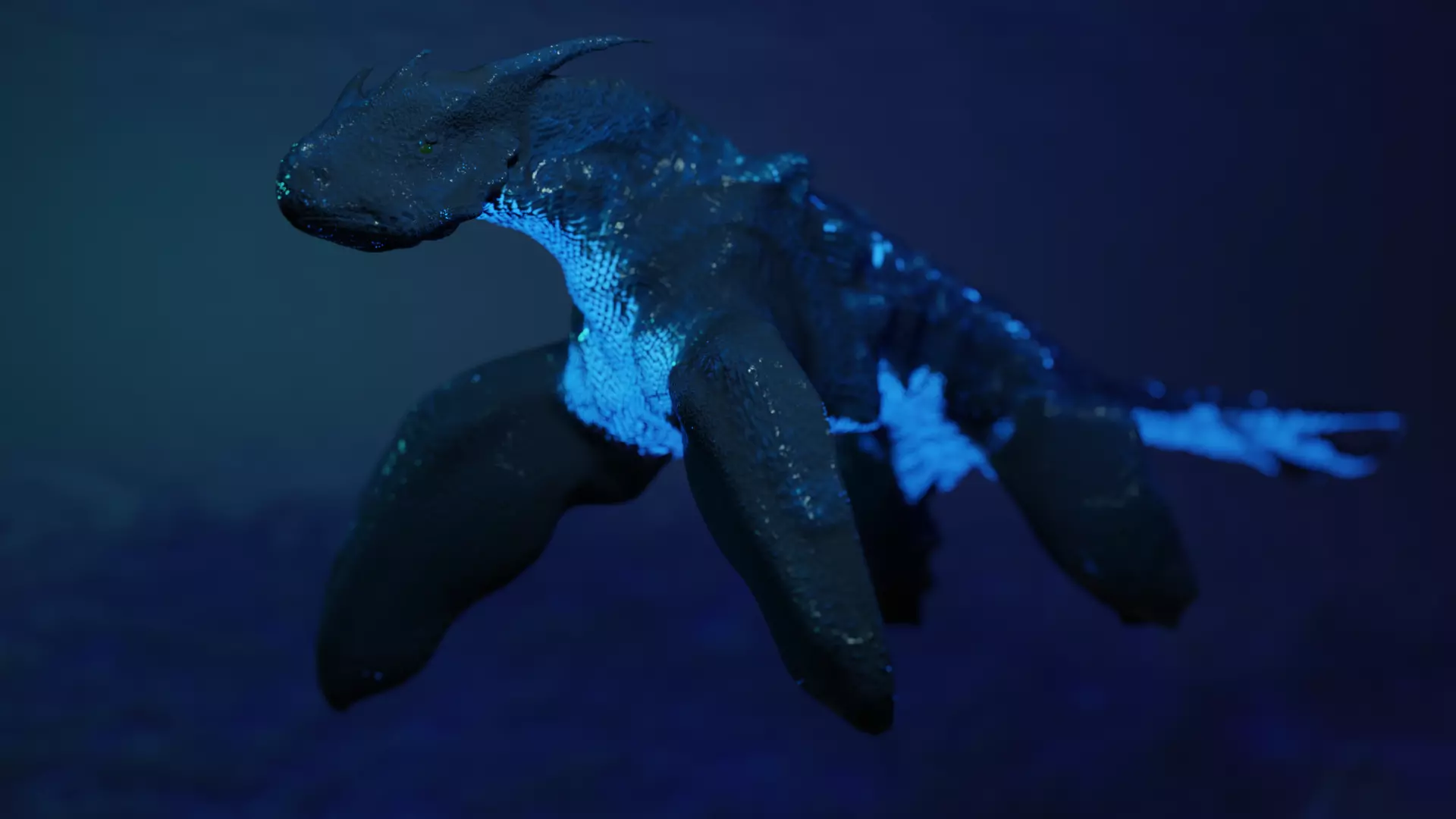 High Poly Sea Dragon 3D model 3D model_0