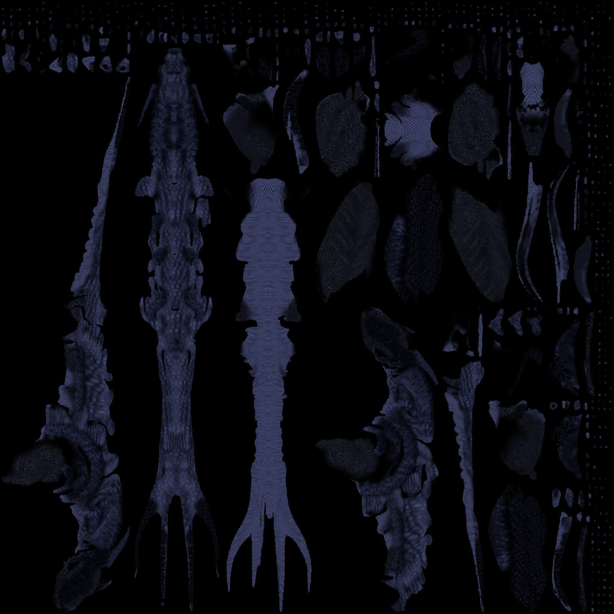 High Poly Sea Dragon 3D model 3D model_10