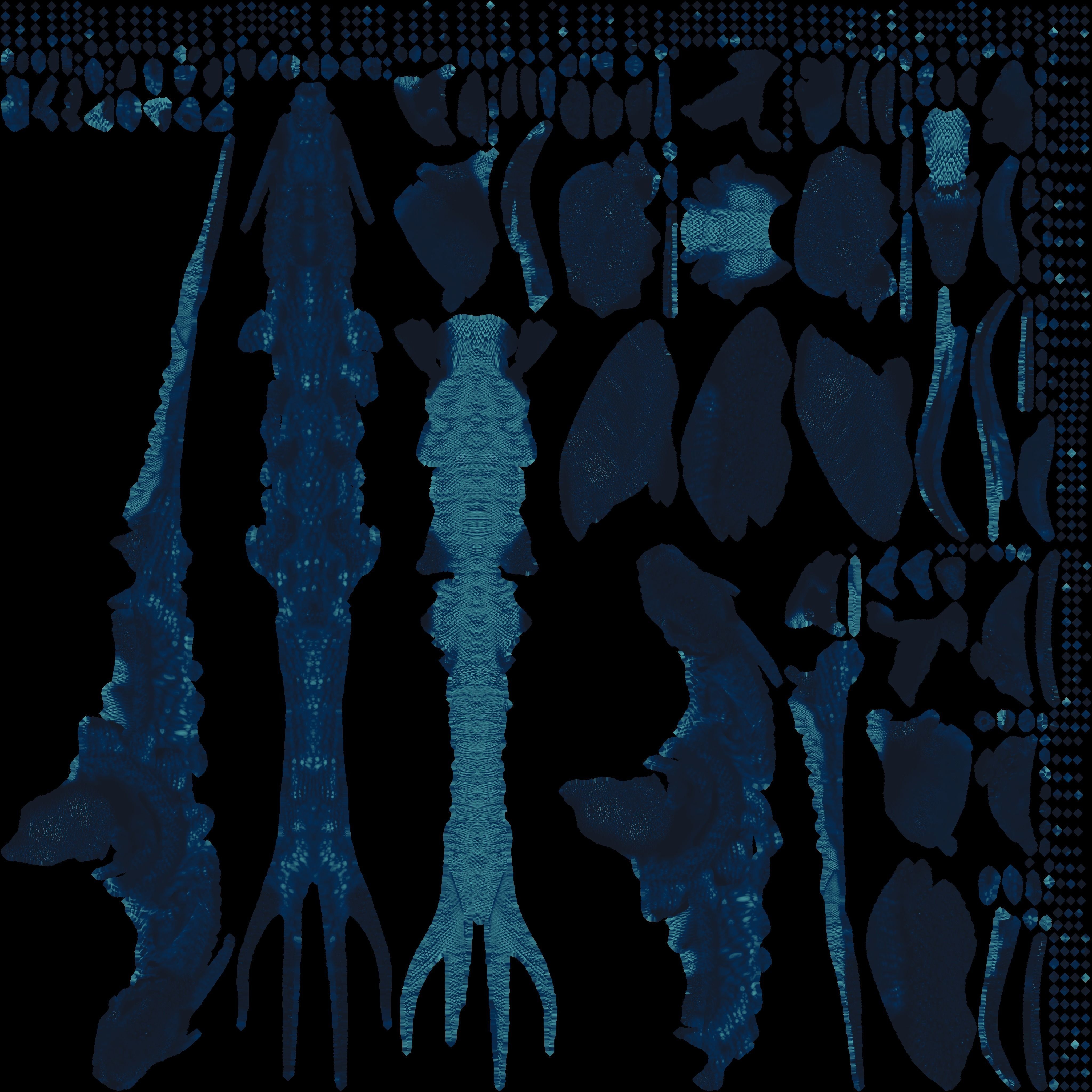 High Poly Sea Dragon 3D model 3D model_8