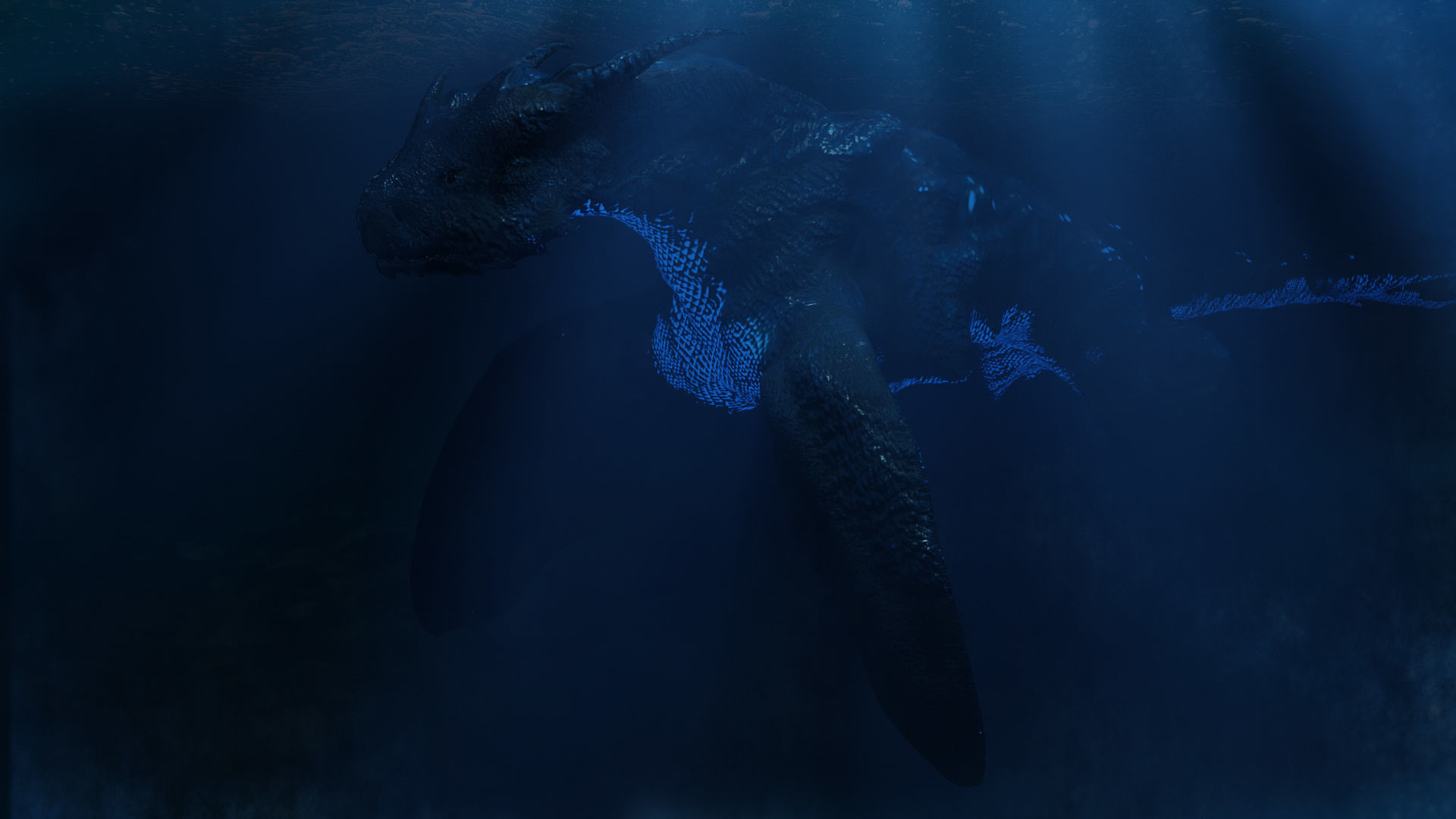 High Poly Sea Dragon 3D model 3D model_1