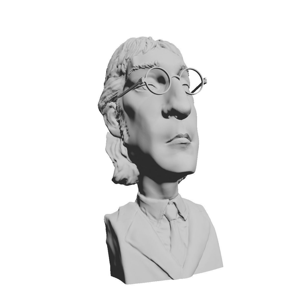 PORTALIBROS  JOHN LENNON  3D print model_2