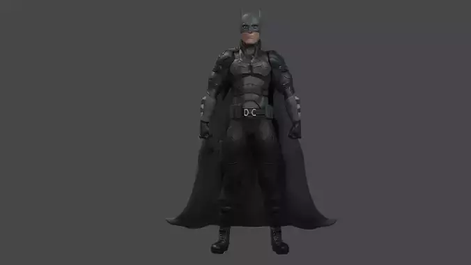 Batman 2022 Robert Pattinson 3D model