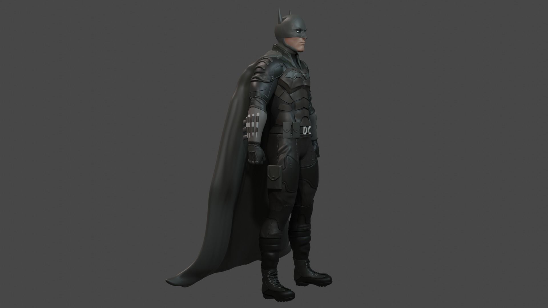 Batman 2022 Robert Pattinson 3D model_3