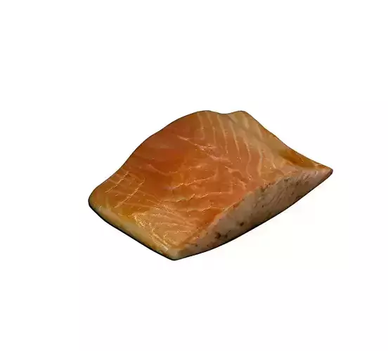Salmon Steak 3D model