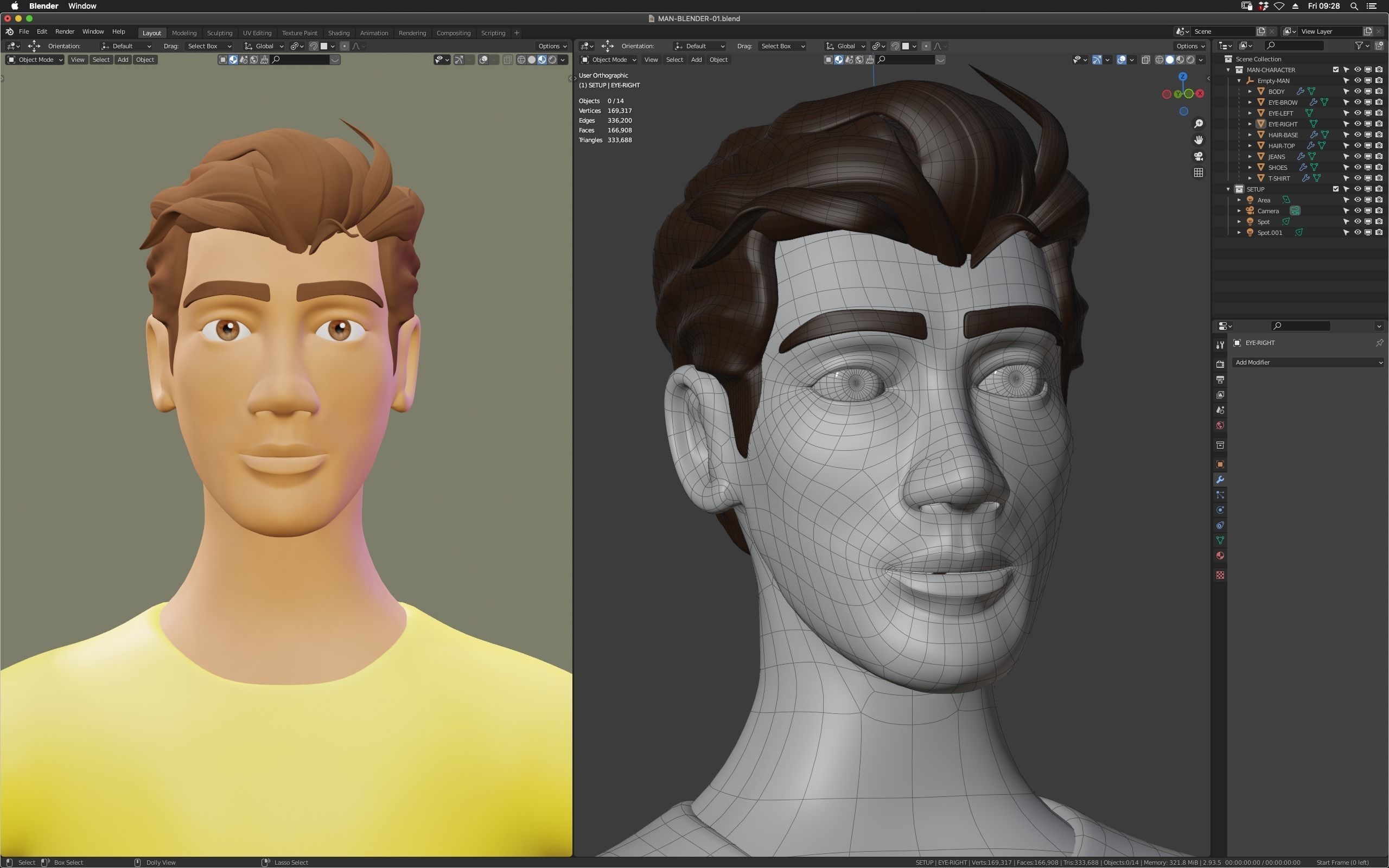 CHACARTER MAN 01 Cartoon 3D model_15