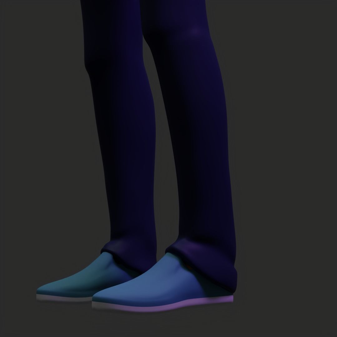 CHACARTER MAN 01 Cartoon 3D model_14
