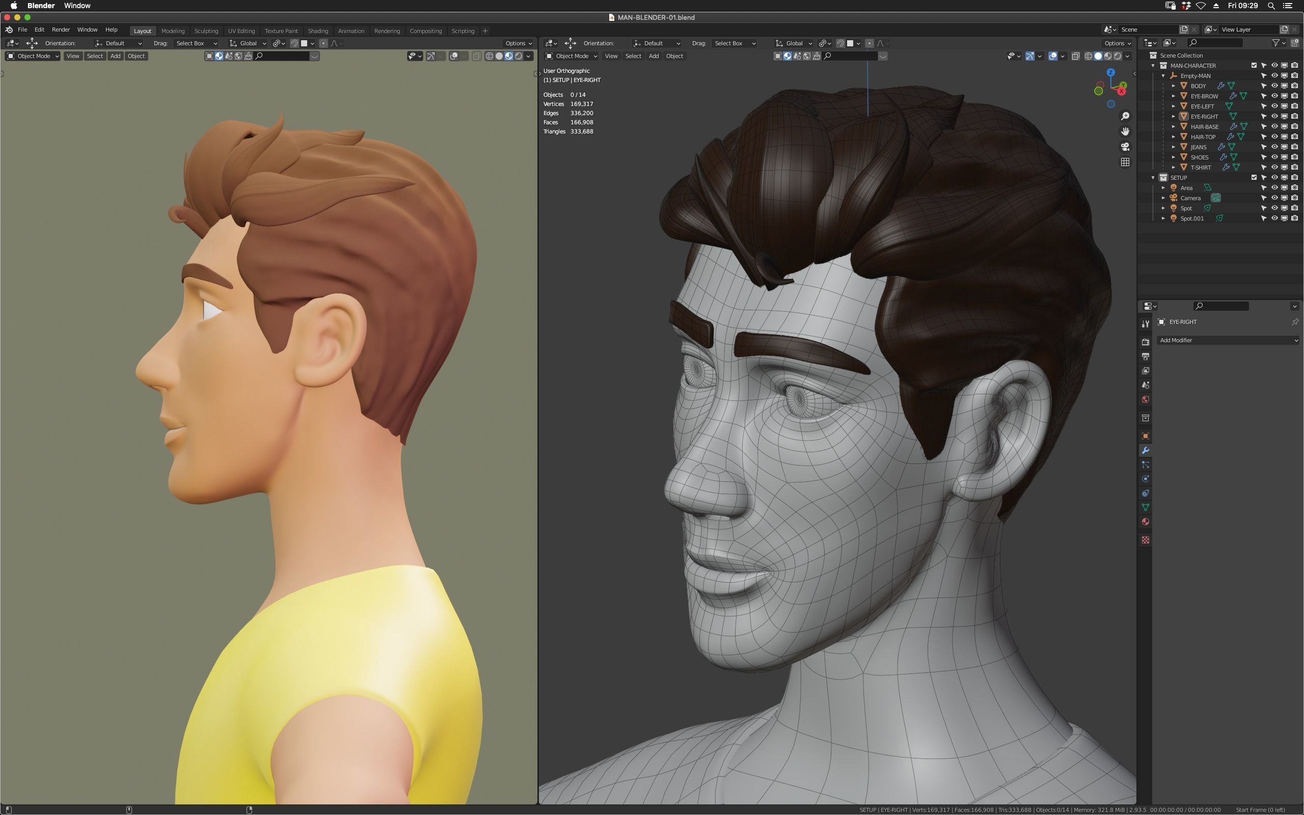 CHACARTER MAN 01 Cartoon 3D model_16