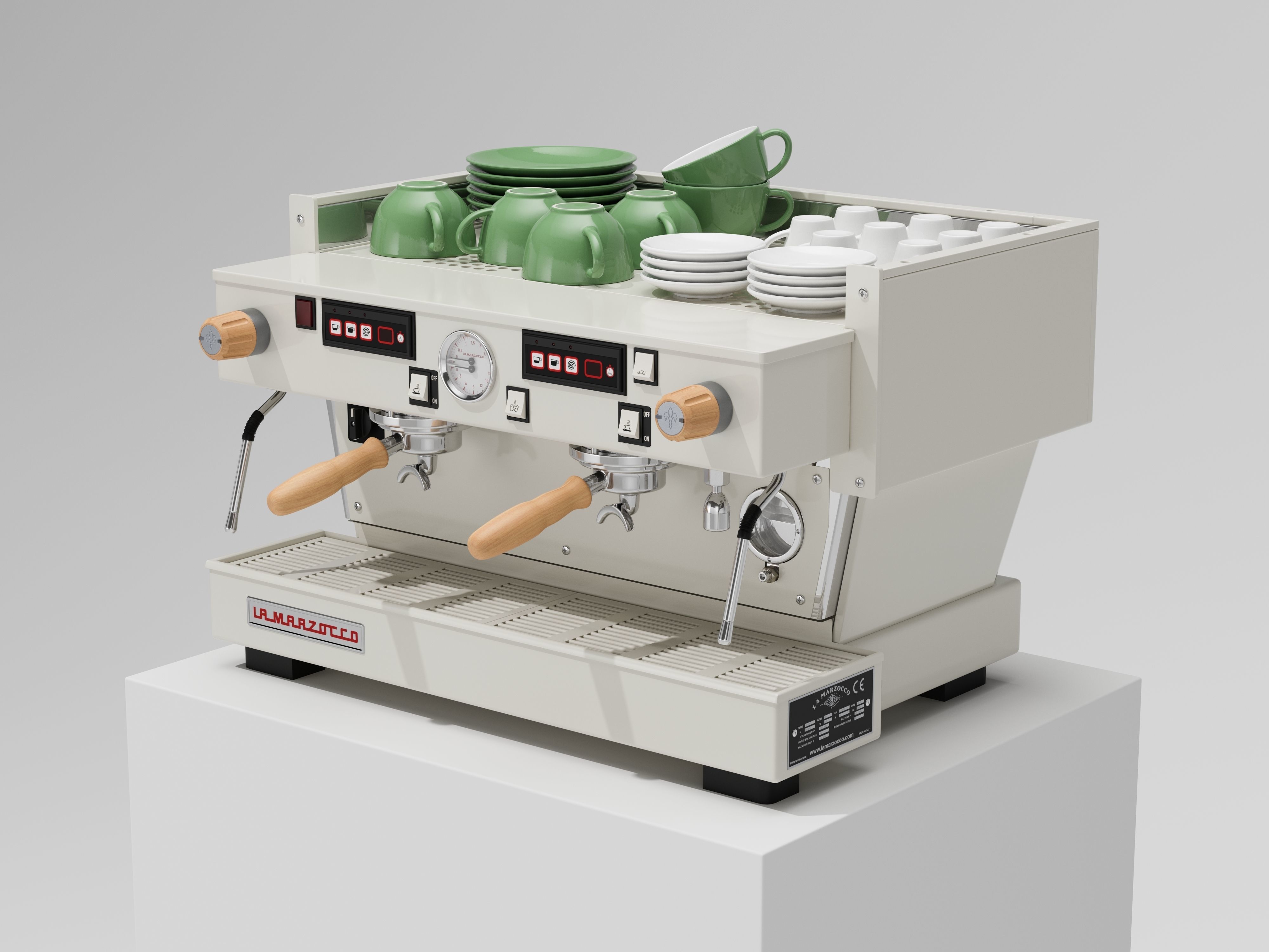 La Marzocco Linea Classic AV 2 Group Coffee Machine 3D model CGTrader