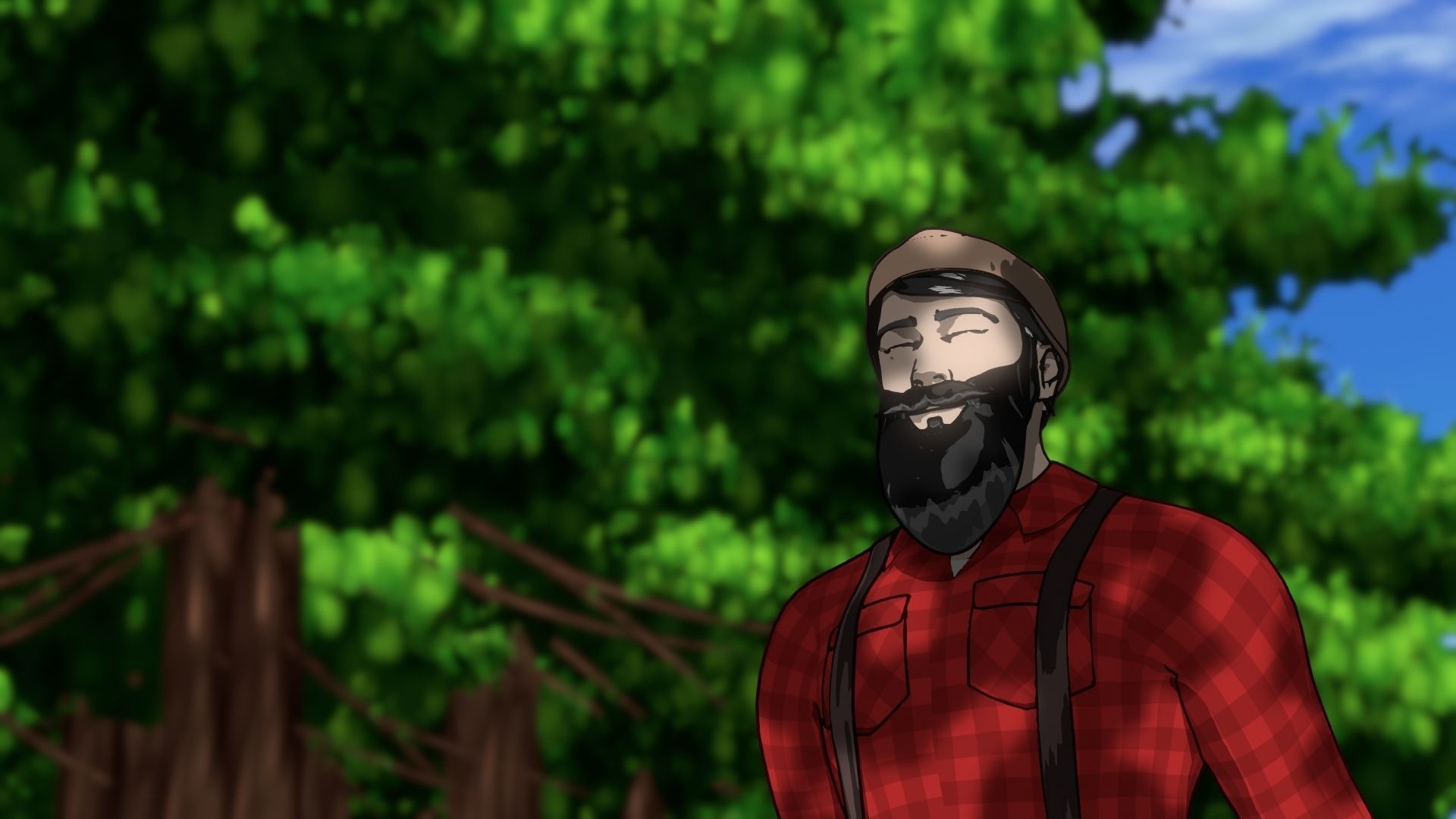 For Anime in Blender - Tree Shade 3D model_15