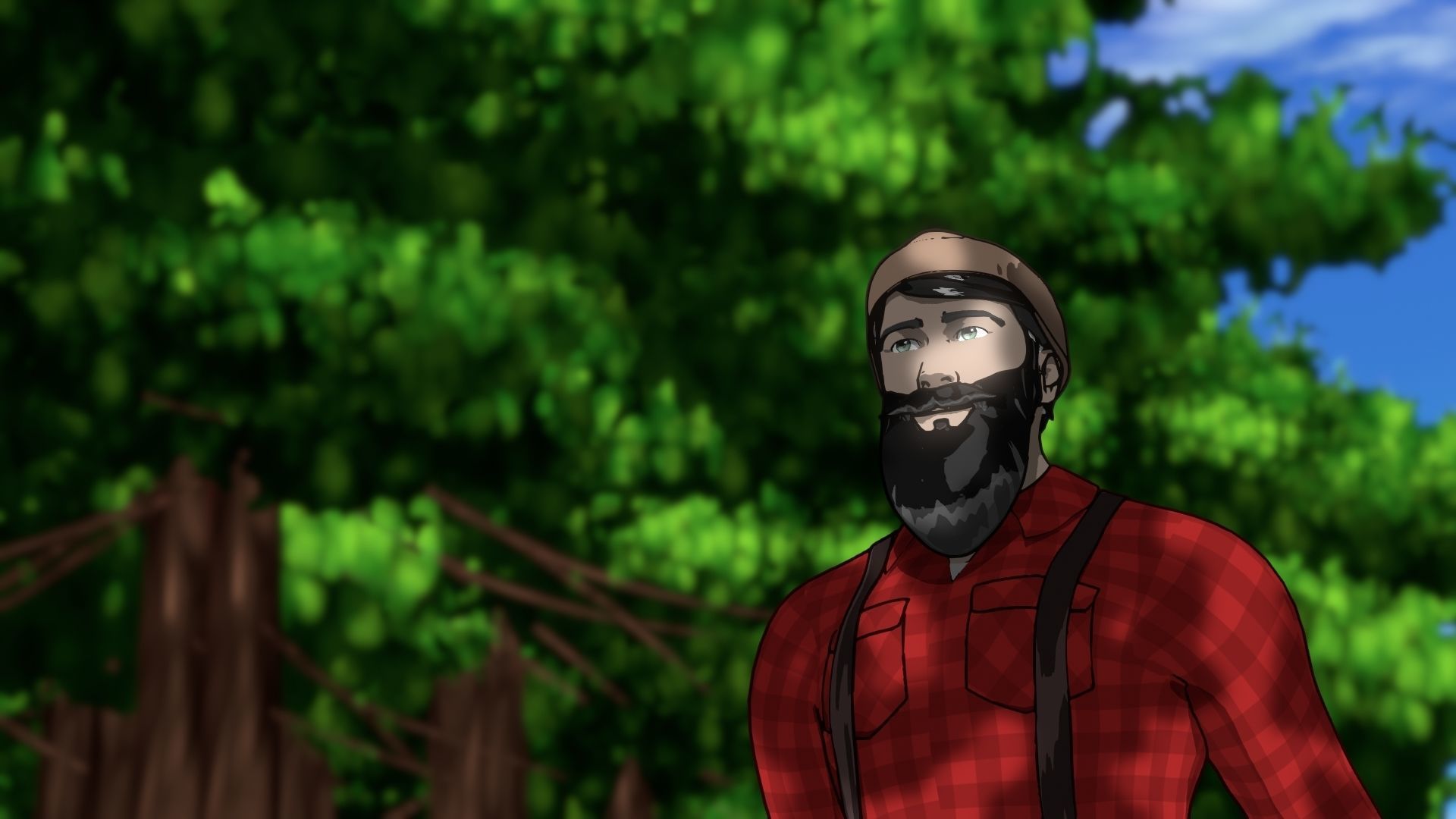 For Anime in Blender - Tree Shade 3D model_12