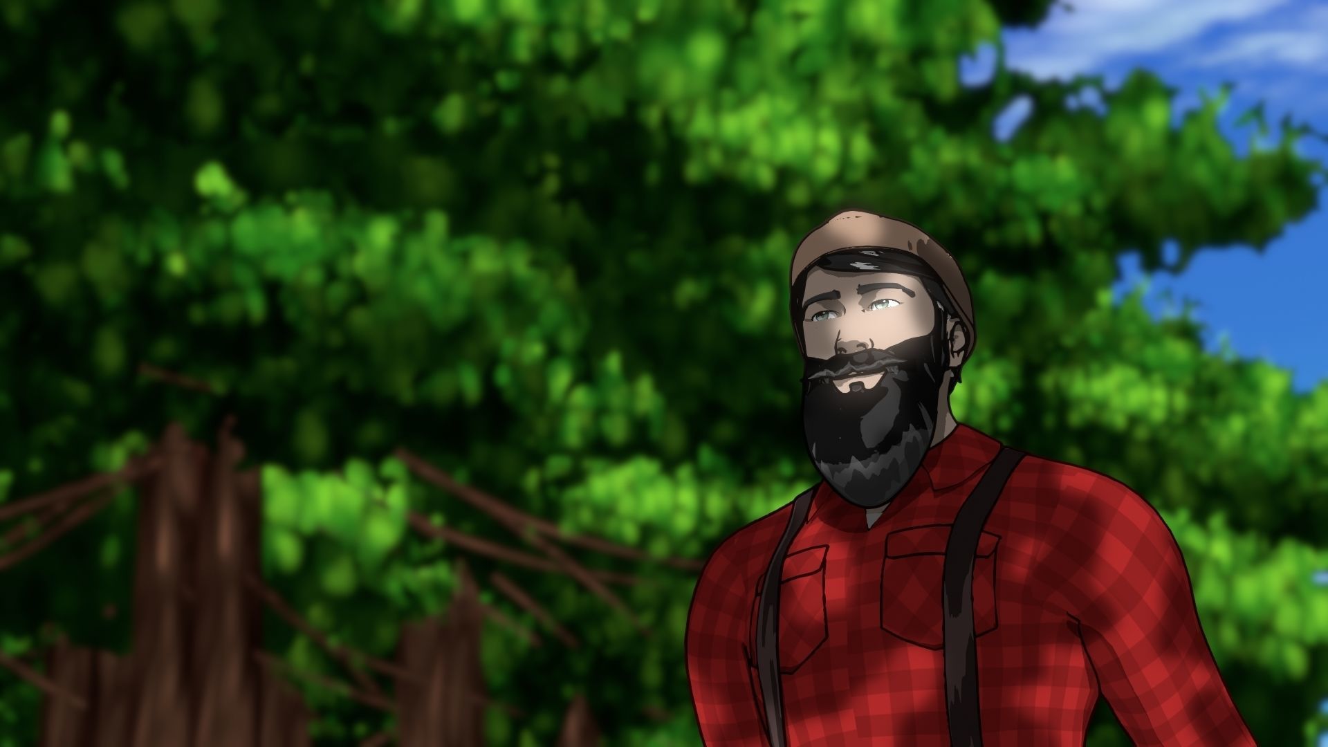 For Anime in Blender - Tree Shade 3D model_13