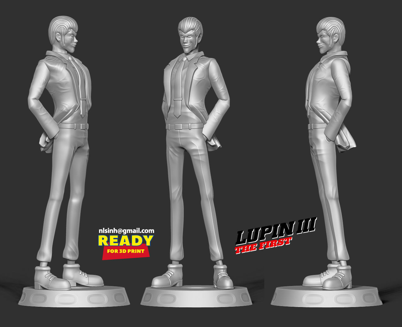 Lupin III - The First 3D print model_6