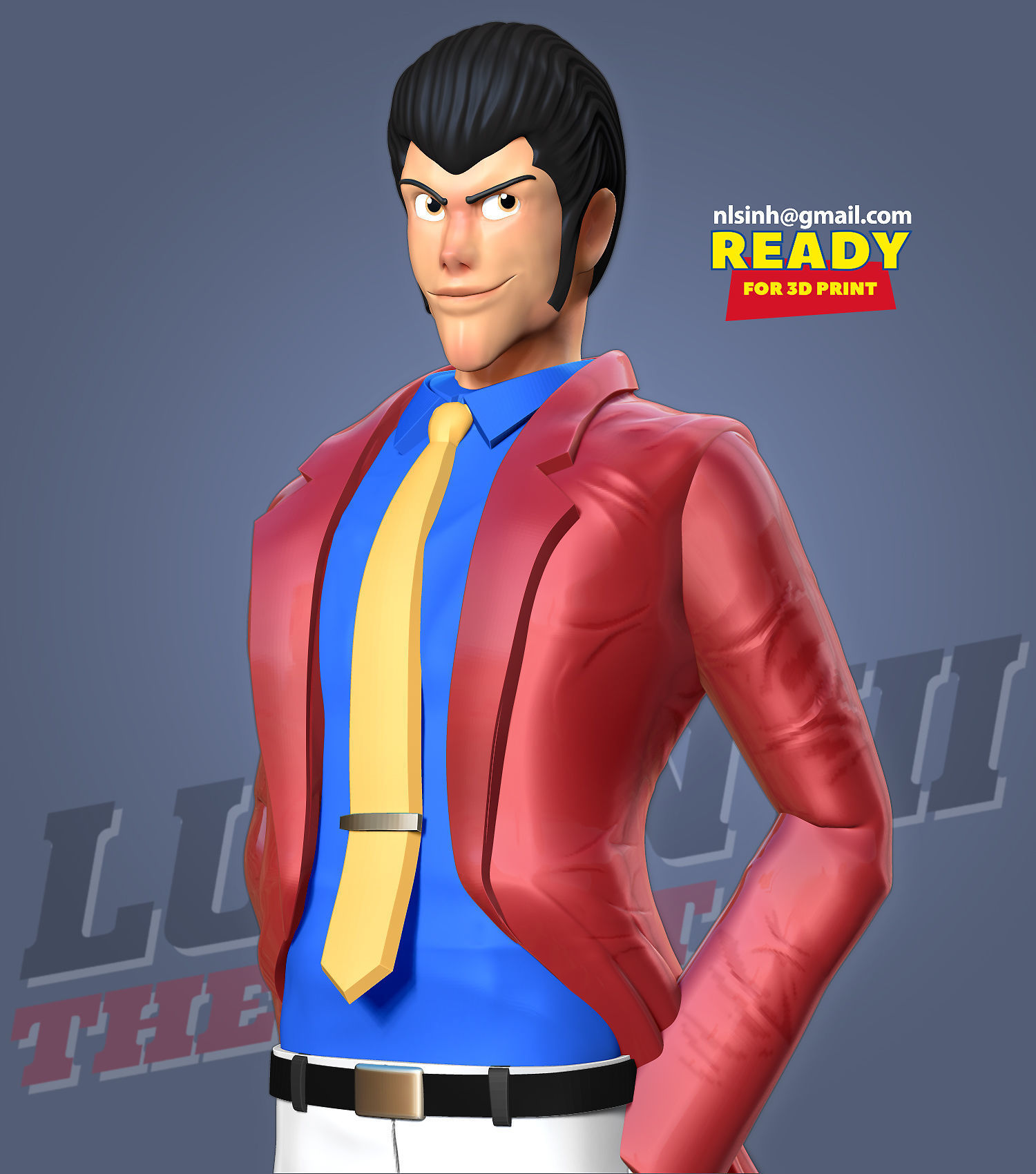 Lupin III - The First 3D print model_5